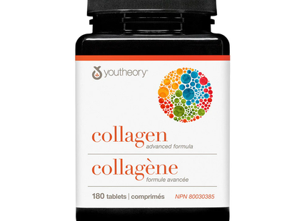 Youtheory - Formule avancée au collagène | 180 comprimés