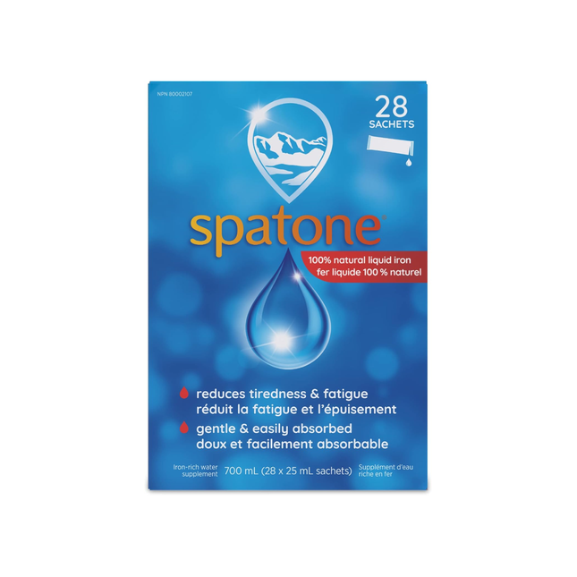 Spatone - 100% Natural Liquid Iron Supplement | 28 x 25 mL