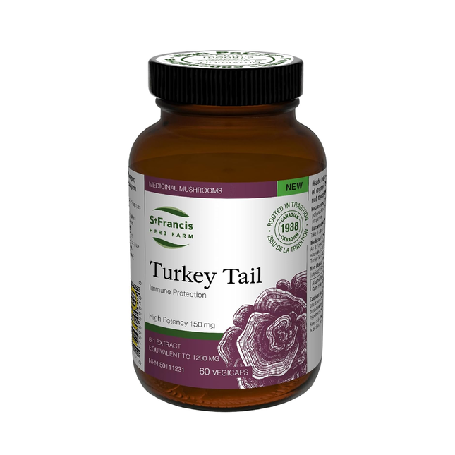 St. Francis - Turkey Tail Capsules | 60 Capsules