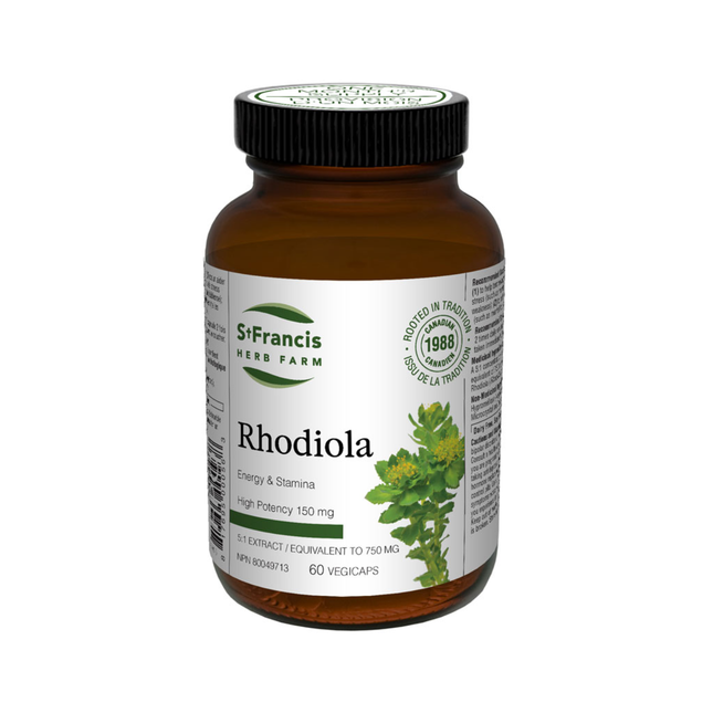 Capsules de Rhodiola Saint-François | 60 capsules
