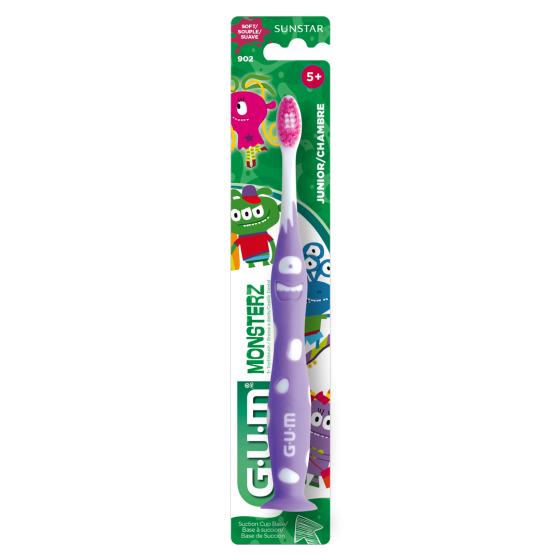 GUM - Monsterz Junior Toothbrush - Soft | 1 Junior Toothbrush
