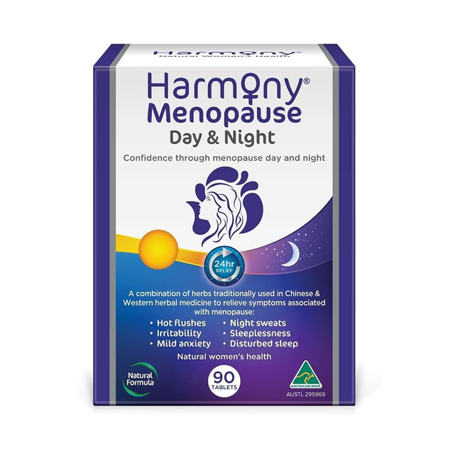 Harmony - Menopause Day & Night, 24hr Relief | 45 Tablets
