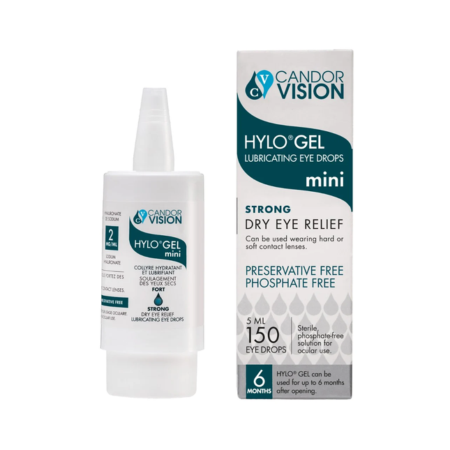 Candor Vision - Gouttes oculaires lubrifiantes Hylo Gel | 5 ml