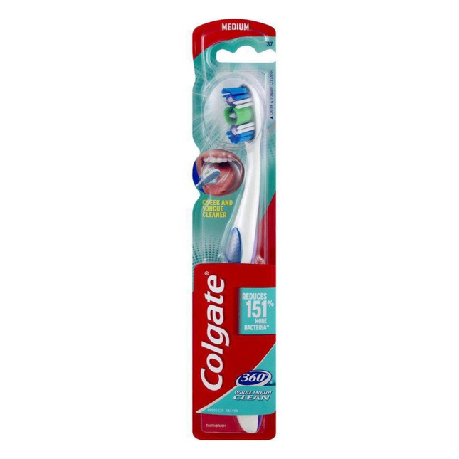 Colgate - 360 Whole Mouth Clean Toothbrush | Medium