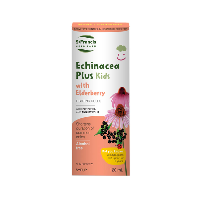 St. Francis - Echinacea 2+ Kids With Elderberry | 120 mL