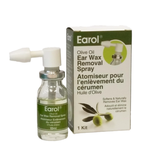 Earol - Spray anti-cérumen à l'huile d'olive | 1 trousse