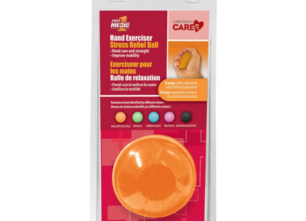 First Medic – Balle anti-stress pour exercice des mains | Extra doux