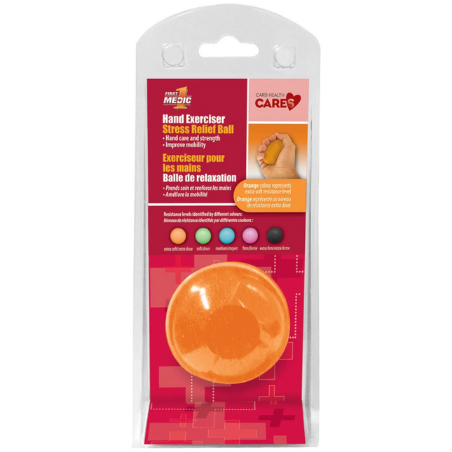 First Medic – Balle anti-stress pour exercice des mains | Extra doux