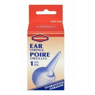 Mansfield - Seringue auriculaire en caoutchouc | 1 once