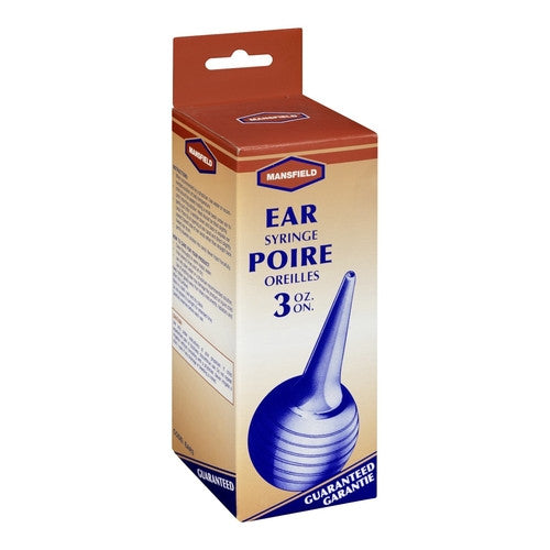Mansfield - Seringue auriculaire en caoutchouc | 3 onces