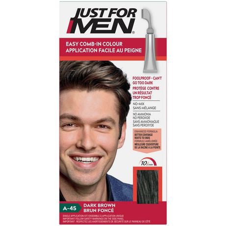 Just For Men Coloration AutoStop Easy No-Mix | A-45 Brun Foncé