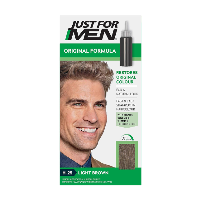 Moustache et barbe Just For Men | H-25 Brun clair