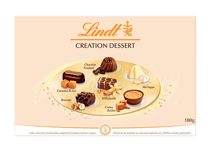 Lindt - Creation Dessert - Sélection de recettes de desserts célèbres | 180g