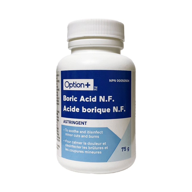 Option+ Acide borique NF Astringent | 75 g