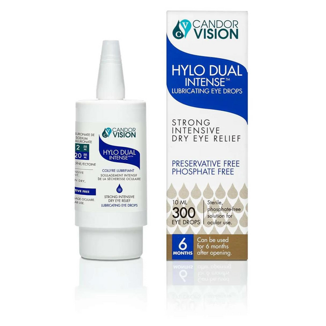 Candor Vision - Gouttes oculaires Hylo Dual Intense | 10 ml