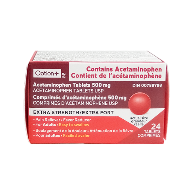 Option+ Extra Strength 500 mg | 24 Tablets