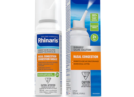 Rhinaris - Spray nasal pour solution saline contre la congestion nasale | 100 ml