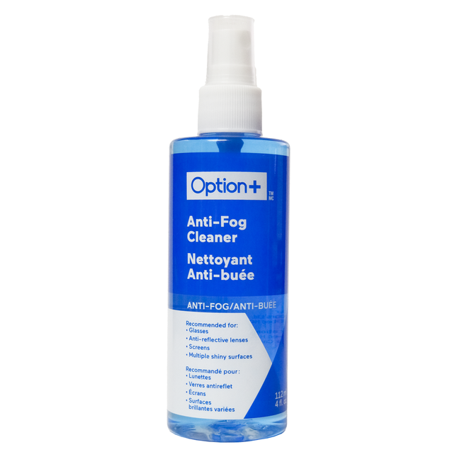 Option+ - Anti-Fog Glasses Cleaner Spray