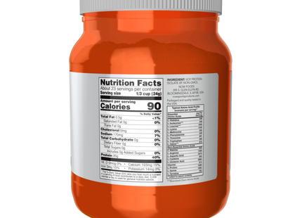 NOW - Pure Soy Isolate Pure Unflavoured | 544 g