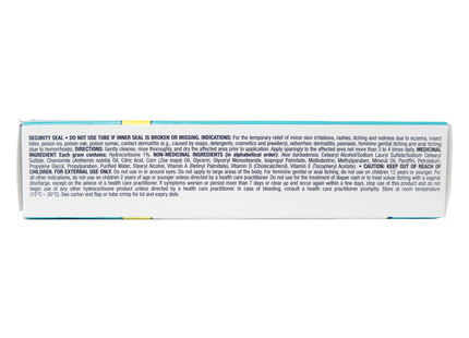 Option+ Crème anti-démangeaisons à 1 % d'hydrocortisone avec hydratant | 30g