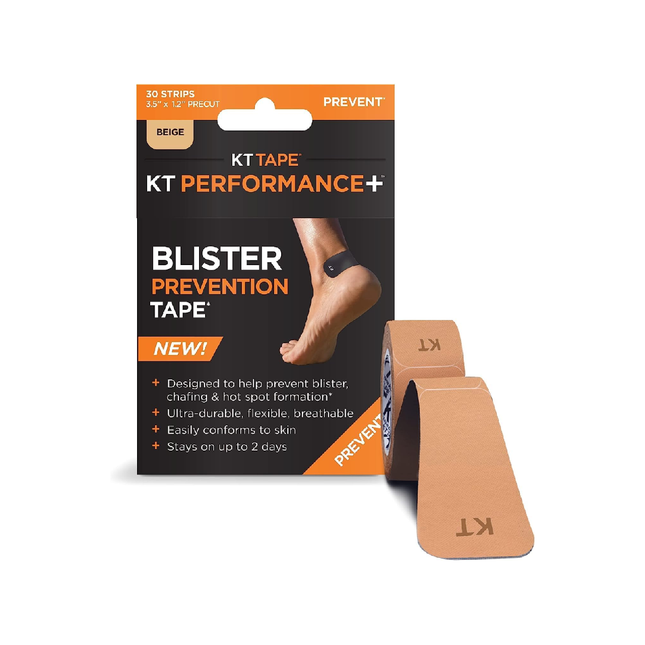 Ruban de prévention des ampoules KT Tape Performance+ - Beige | 30 bandes prédécoupées