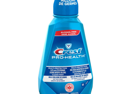 Crest - Rince-bouche multi-protection Pro-Santé - Menthe propre | 500 ml