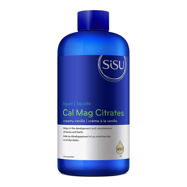Sisu - Liquid Calcium & Magnesium Citrates - Creamy Vanilla Flavour | 450 mL*