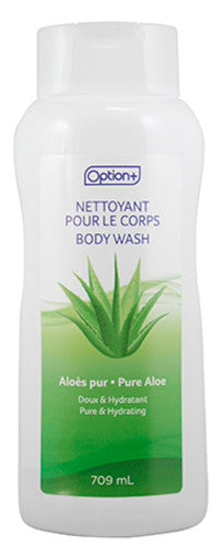 Option+ Body Wash - Pure Aloe | 709 mL