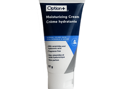 Option+ Crème hydratante, peaux normales à sèches | 57 g