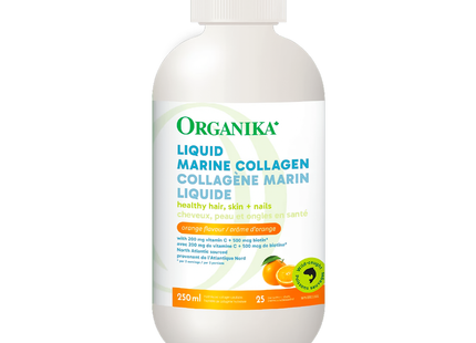 Organika - Liquid Marine Collagen, Orange | 250 mL
