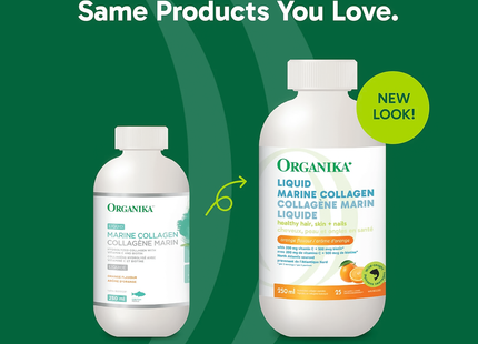 Organika - Liquid Marine Collagen, Orange | 250 mL