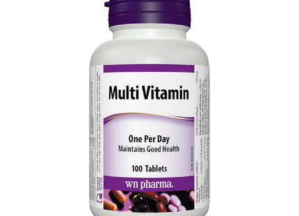 WN Pharma - Multi Vitamin - One Per Day for the Maintenance of Good Health | 100 Tablets