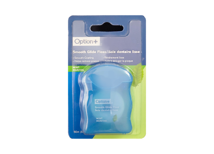 Option+ Smooth Glide Dental Floss - Mint | 50 mL