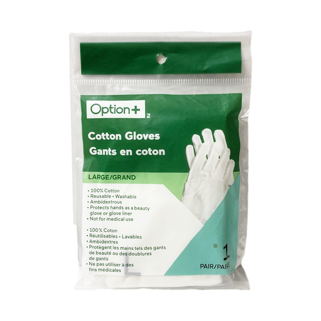 Gants en coton Option+, taille L | 1 paire