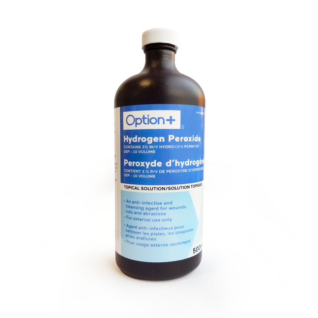 Option+ Peroxyde d'hydrogène, solution topique | 500 ml