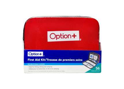 Trousse de premiers soins récréative Option+ | 56 articles