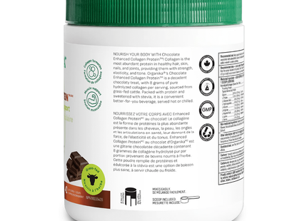 Organika - Enhanced Collagen Protein Powder, Chocolate | 504 g