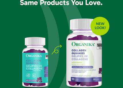 Organika - Collagen Gummies, Blueberry | 90 Gummies