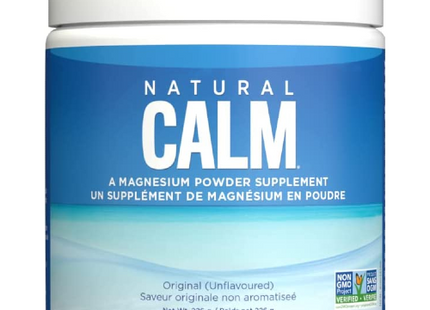 Natural Calm - Supplément de poudre de magnésium - Biologique sans saveur | 226 g
