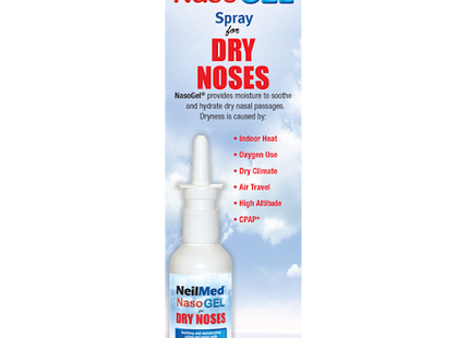 NeilMed NasoGEL Spray for Dry Noses | 45 mL