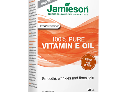 Jamieson - Huile hydratante ProVitamina 100 % pure vitamine E | 28 ml