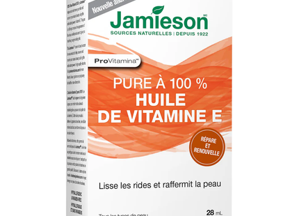 Jamieson - Huile hydratante ProVitamina 100 % pure vitamine E | 28 ml