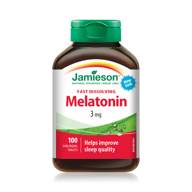 Jamieson - Melatonin 3mg | 100 Sublingual Tablets