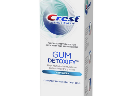 Crest - Dentifrice au fluorure Gum Detoxify | 63 ml