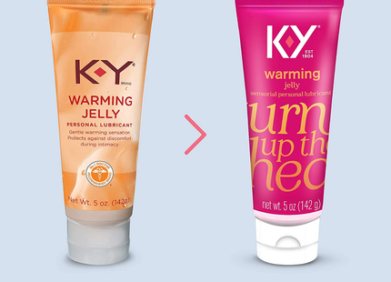 KY - Lubrifiant personnel à la gelée chauffante | 142g