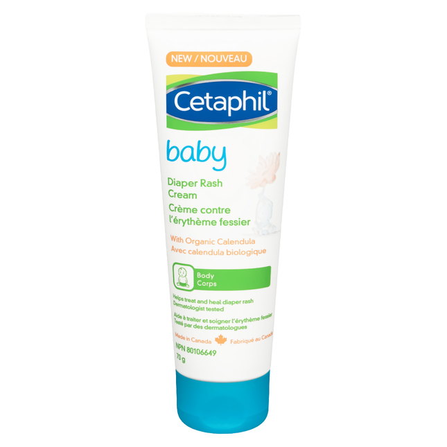 Cetaphil - Crème pour l'érythème fessier au calendula bio | 70 g