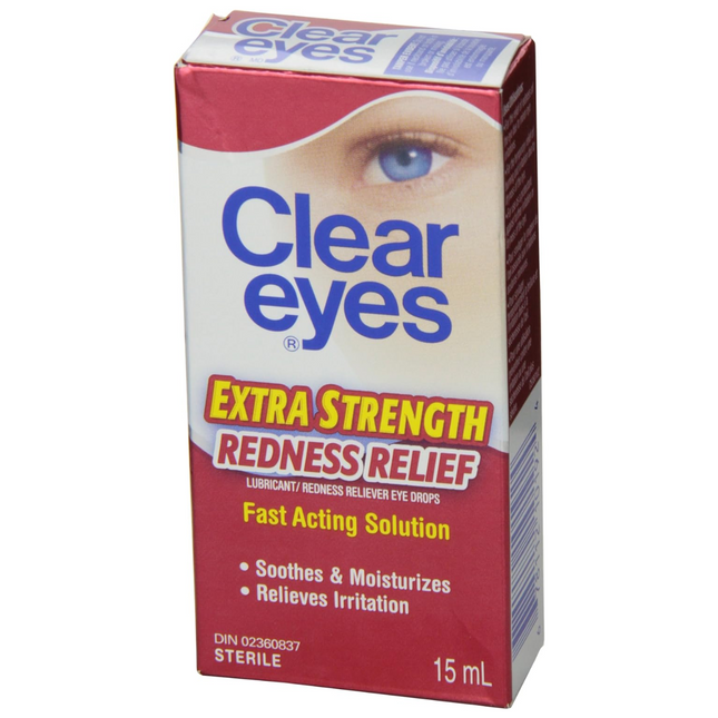 Yeux clairs – Gouttes oculaires extra fortes pour soulager les rougeurs | 15 ml