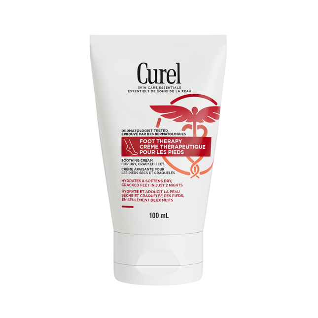 Curel - Foot Therapy Soothing Cream for Dry, Cracked Feet | 100 mL
