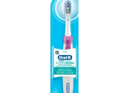 Oral-B - Deep Clean - Brosse à dents électrique - Couleurs assorties | 1 Brosse à Dents Électrique + 1 Batterie