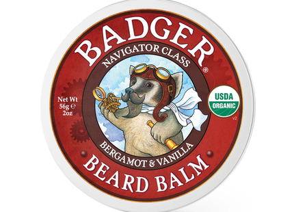 Badger - Baume à Barbe Bio - Bergamote & Vanille | 56g